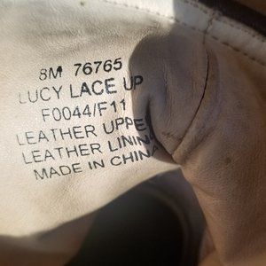 FRYE Lucy Lace Up Boots
